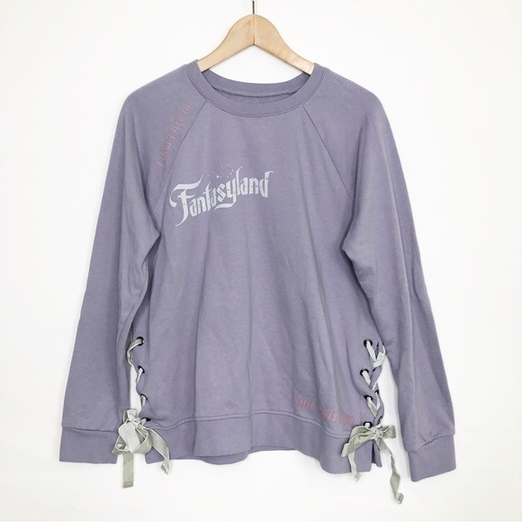 Disney parks, lavender fantasyland sweatshirt - Picture 10 of 10